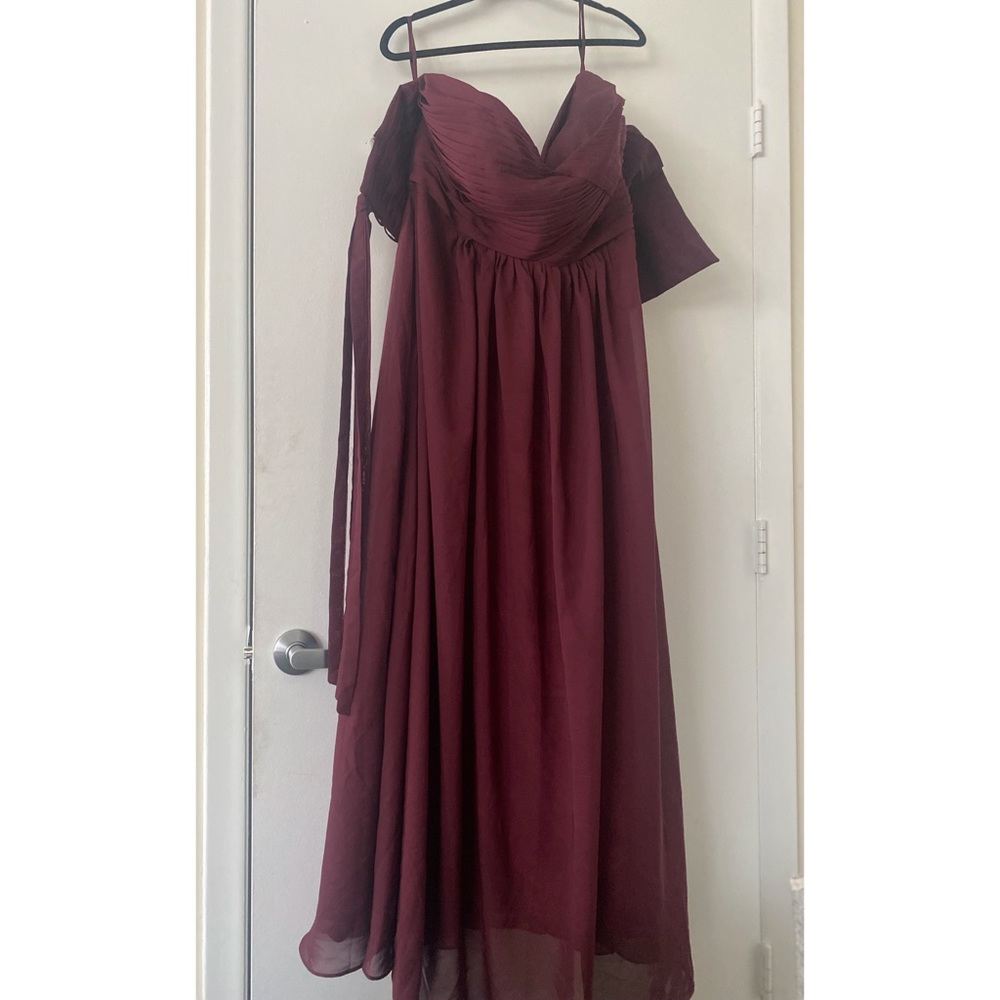 New SWEETHEART PLEATS LONG A LINE CORSET FORMAL PROM/BRIDESMAID DRESS